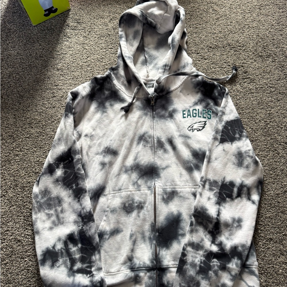NFL Philadelphia eagles tie dye sweatshirt